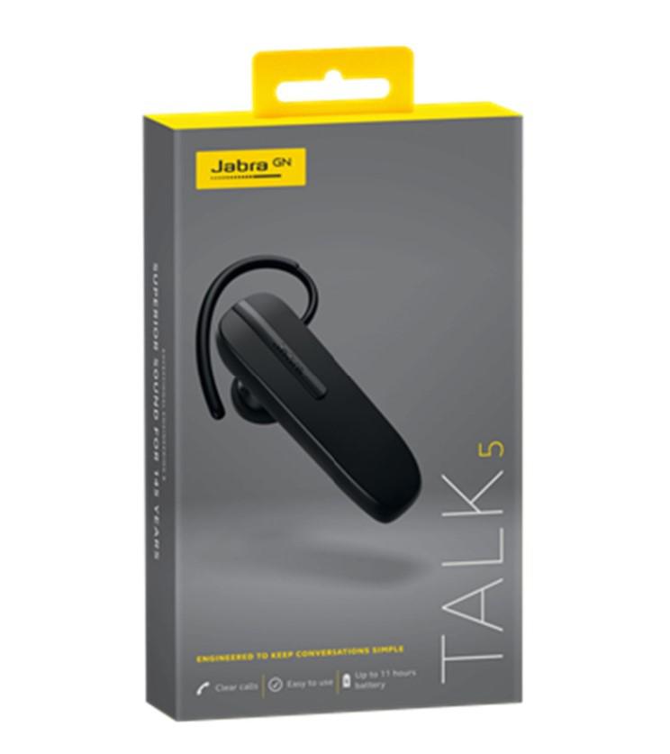 Jabra Talk 5 Bluetooth Headset Black Jatalk5bk Include Tv 08lei
