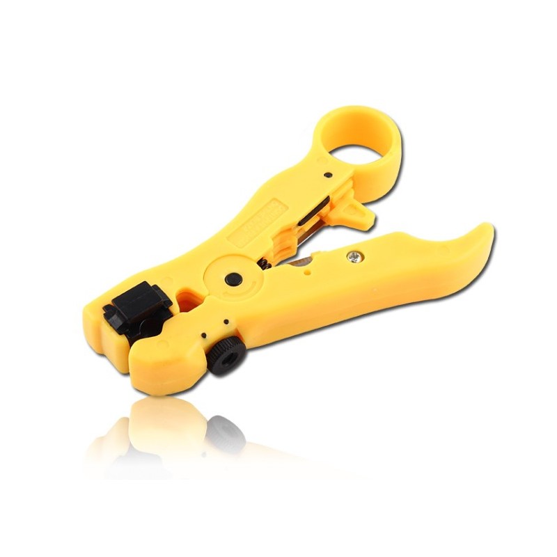 Cleste Tip Stripper Profesional Pentru Dezizolat Cabluri Rg11 Rg59 Rg6 Rg7 Utp Si Stp Telefonic Lk302