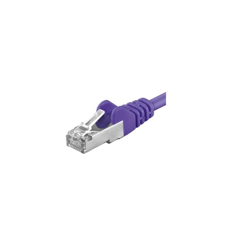 Patchcord Sftp Rj45 Rj45 Cat 6a  5m  Violet  Sftp 6a 5 V 