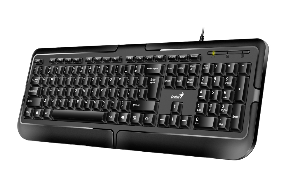 TASTATURA GENIUS USB, 104 taste, black, Cod Produs: 31310051400 [1]