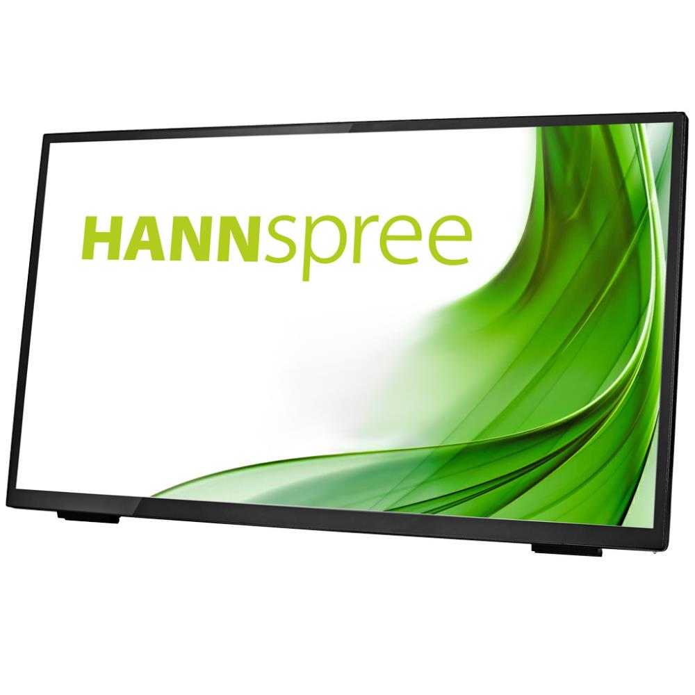 Monitor Touchscreen HANNSPREE HT248PPB, LED, 23.8 inch, Wide, Full HD, D-Sub, HDMI, DP, Negru