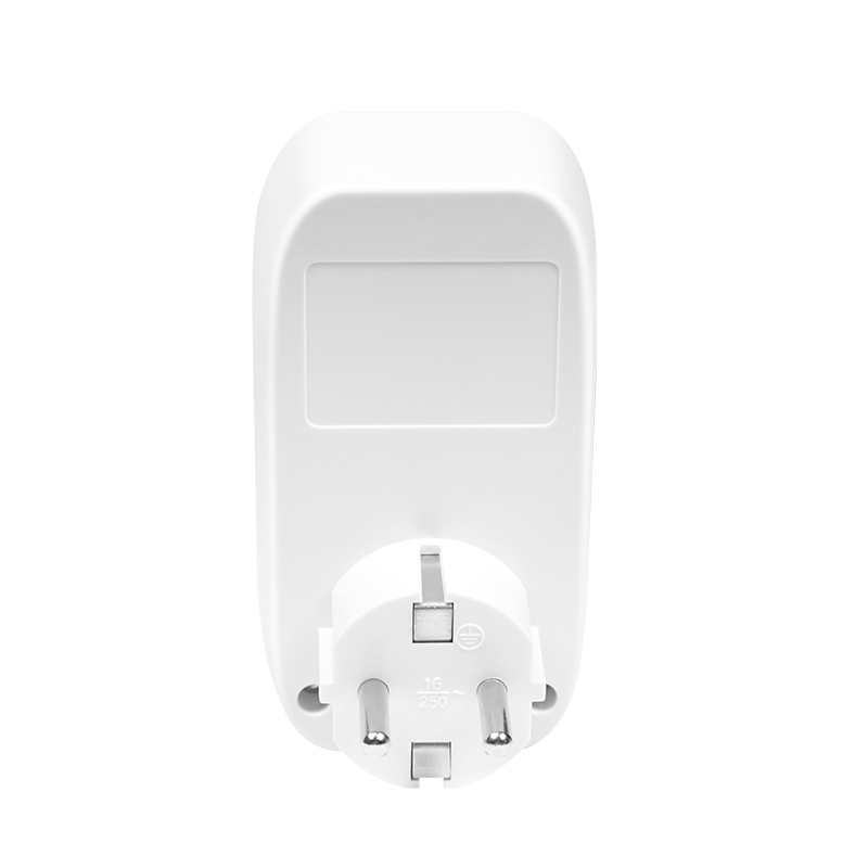 ADAPTOR LOGILINK, Schuko x 1, senzor miscare PIR, detector zi/noapte, IP20, 230 V/16A 50Hz max. 800W (bec luminos) sau max. 300W (LED), alb Cod Produs: PA0248 [1]