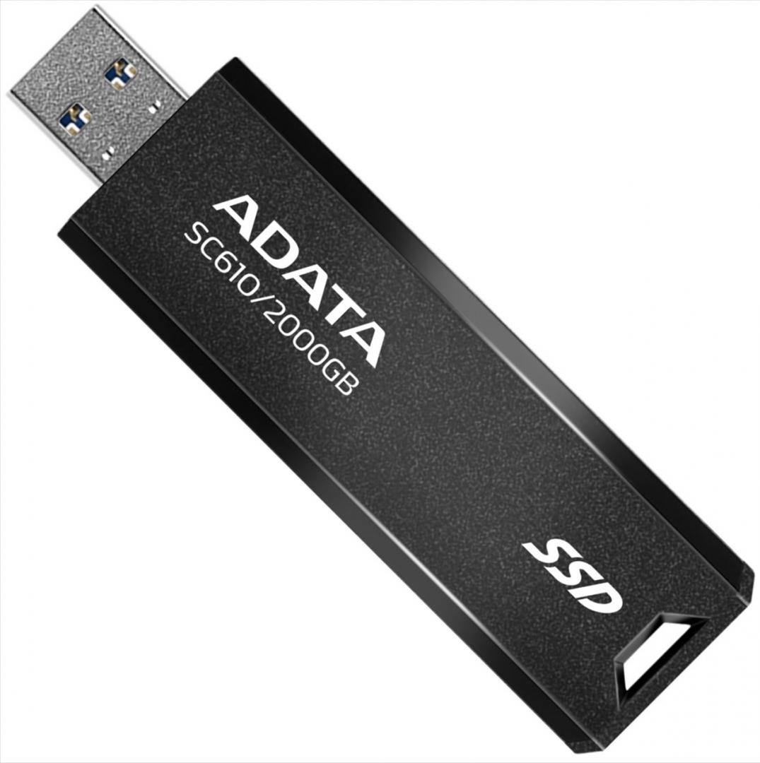 SSD. Externe Adata EXTERNAL SSD 2000GB SC610 Cod Produs: SC610-2000G-CBK/RD [1]