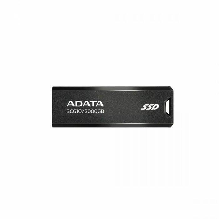 SSD-uri externe si accesorii - SSD. Externe Adata EXTERNAL SSD 2000GB SC610 Cod Produs: SC610-2000G-CBK/RD
