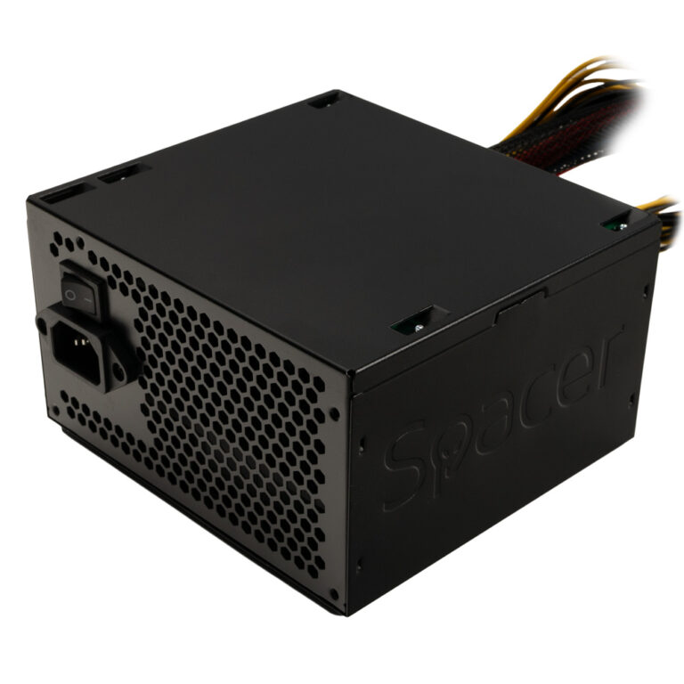 SURSA SPACER 550, 350W for 550 Desktop PC, PFC pasiv, fan 120mm, 1x PCI-E (6), 4x S-ATA, 1x P8 (4+4), retail box, „SP-GP-550”, (timbru verde 0.8 lei)