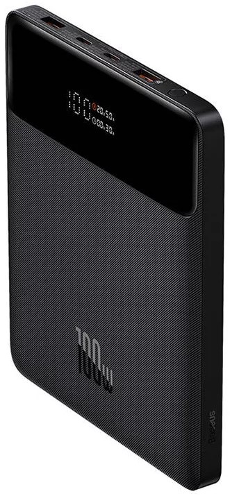 Power bank - POWER BANK Baseus Blade, 20000mAh, PD 100W, ultra thin, 2 x USB; 2 x USB Type-C, display digital pt. status baterie, total 5A, black, Cod Produs: PPBL000201