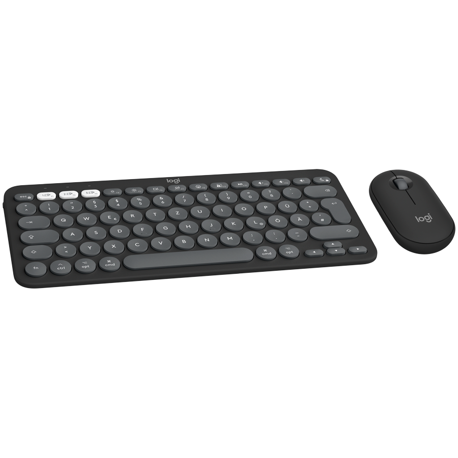 Tastaturi - LOGITECH Pebble 2 Combo for Mac - TONAL GRAPHITE - (US) INTL - BT - N/A - INTNL-973 - MAC Cod Produs: 920-012244