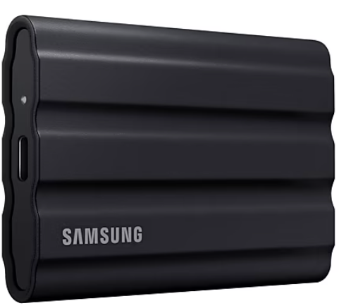 SSD. Externe Samsung MU-PE4T0S/EU- 4TB - Portable  T7 Shield USB 3.2, Black Cod Produs: MU-PE4T0S/EU [1]