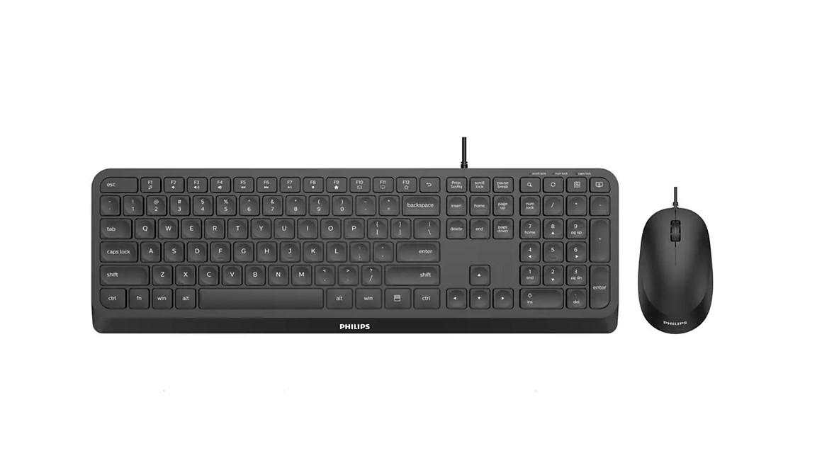 Tastaturi - Kit Philips SPT6207, cu fir, negru Cod Produs: SPT6207
