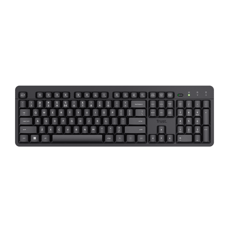 Electronice - Tastatura Trust Ody II Wireless, negru Cod Produs: TR-25011