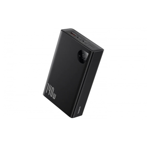POWER BANK Baseus Adaman,24000mAh, PD 140W,ultra thin,1xUSB; 2xUSB-C,display digital pt. baterie,5A,cablu USB-C la USB-C 240W,1m inclus,negru Cod Produs: P10021508113-00 [1]