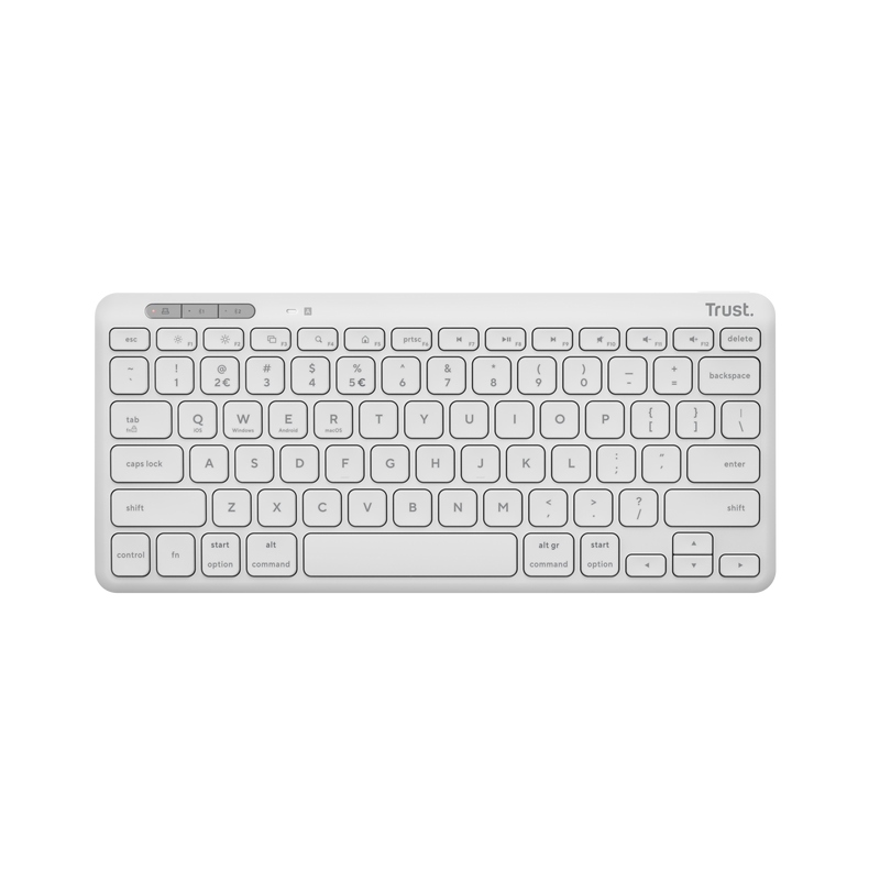 Tastaturi - Tastatura Trust Lyra Wireless, alb Cod Produs: TR-25097