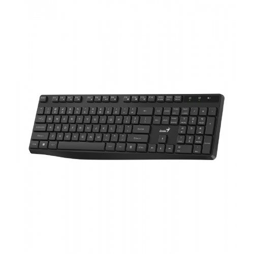 Tastaturi - TASTATURA GENIUS wireless, multimedia, 104 taste + 11 taste multimedia (functii),  USB, negru, Cod Produs: 31320002400
