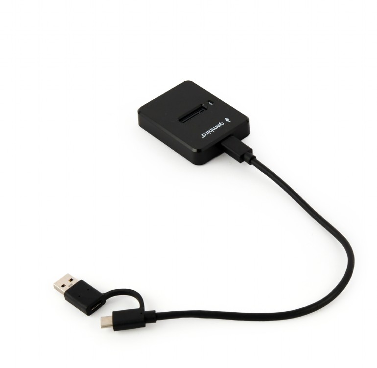 SSD DOCKING Station GEMBIRD, USB 3.1 Type-C, SSD suportat M2 NGFF & NVMe, conectare S-ATA & PCIe, slot: 2230, 2242, 2260, 2280, 22110, black, Cod Produs: DD-U3M2 [1]