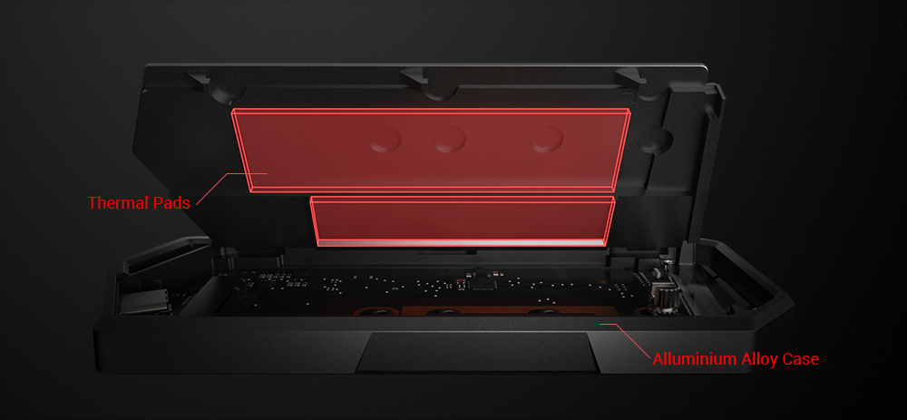 HDD Rack Rack extern ASUS ROG Strix Arion M.2 NVMe SSD, USB 3.2 GEN2 Type-C Cod Produs: 90DD02H0-M09000 [5]