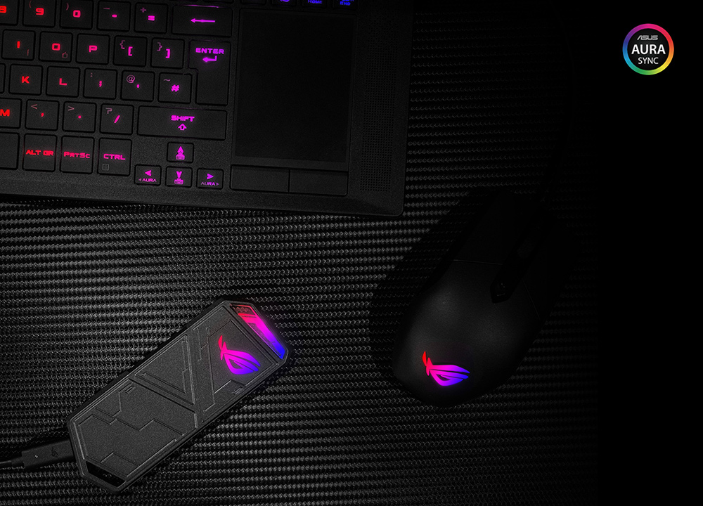 HDD Rack Rack extern ASUS ROG Strix Arion M.2 NVMe SSD, USB 3.2 GEN2 Type-C Cod Produs: 90DD02H0-M09000 [6]