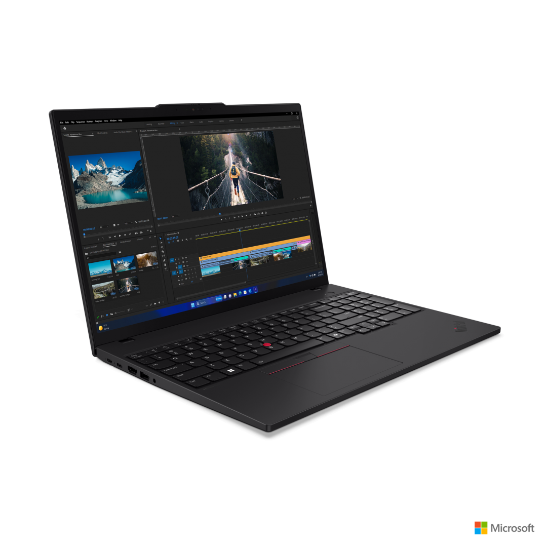 Notebook LENOVO ThinkPad T16 G3 Intel Core Ultra 7 155U 16inch WUXGA 16GB DDR5 512GB SSD M.2 W11P 3Y Premier Cod Produs: 21MN00B9RI [2]