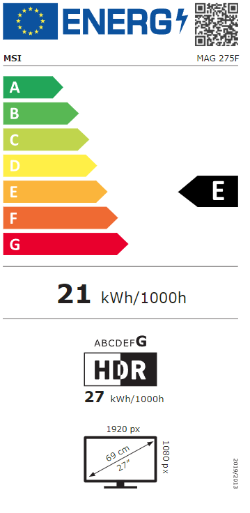 Monitor MSI MAG 275F Cod Produs: MAG 275F [5]