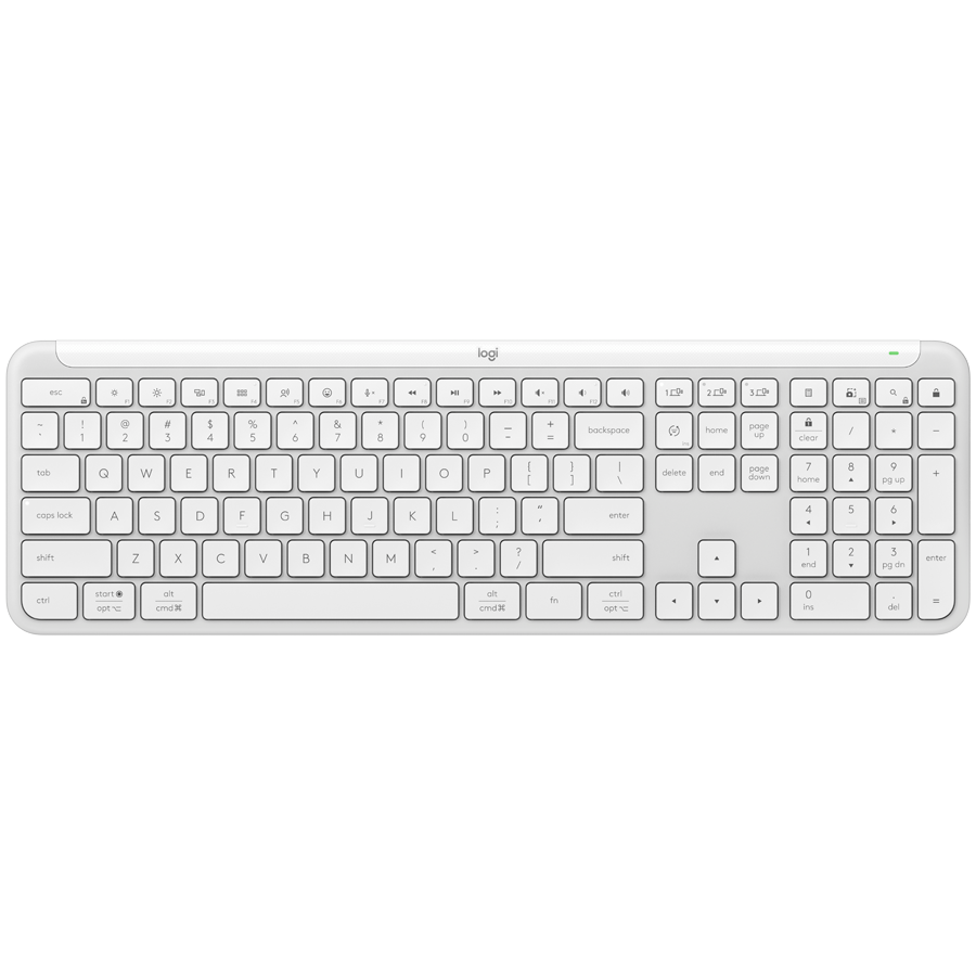 Tastaturi - LOGITECH SIGNATURE SLIM WIRELESS KEYBOARD K950 - OFF WHITE - US INTL - 2.4GHZ/BT - INTNL-973 Cod Produs: 920-012466