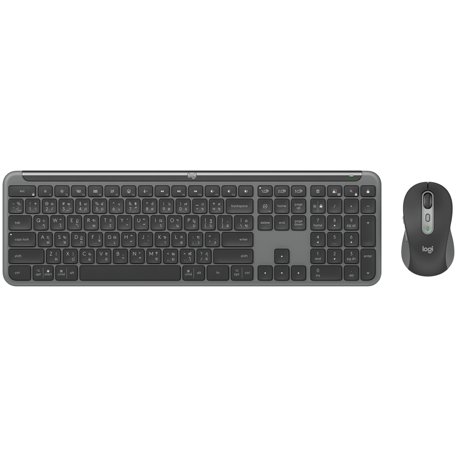 Tastaturi - LOGITECH Signature Slim Combo MK950 - GRAPHITE - US INTL - 2.4GHZ/BT- INTNL-973 Cod Produs: 920-012490