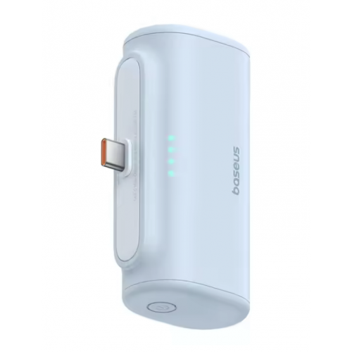 Power bank - POWER BANK Baseus Compact, capacitate 5000mAh, 20W, 1 x USB Type-C, total 5V/2.4A, albastru, Cod Produs: P10068306313-00