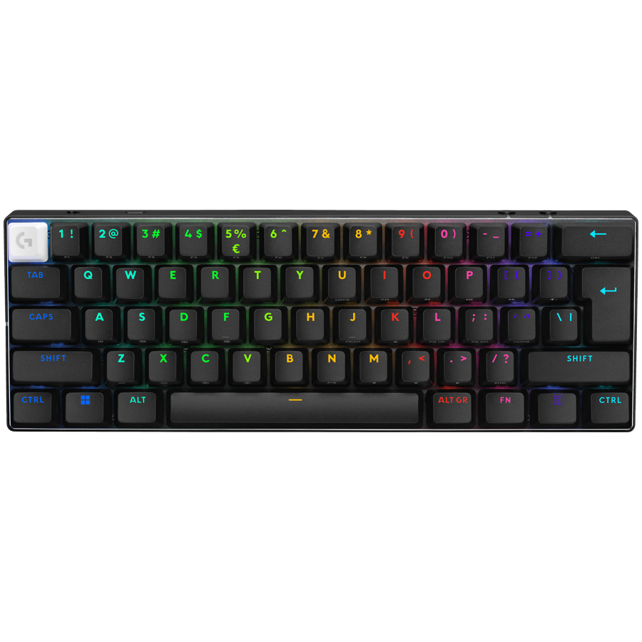 Tastaturi - LOGITECH G PRO X 60 LIGHTSPEED Wireless Gaming Keyboard (Tactile) - BLACK - US INTL - 2.4GHZ/BT - EMEA28-935 - TACTILE SWITCH Cod Produs: 920-011911
