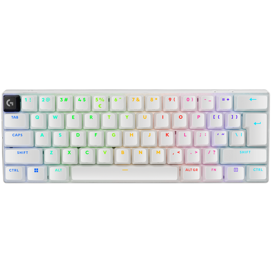 Tastaturi - LOGITECH G PRO X 60 LIGHTSPEED Wireless Gaming Keyboard (Tactile) - WHITE - US INTL - 2.4GHZ/BT - EMEA28-935 - TACTILE SWITCH Cod Produs: 920-011930