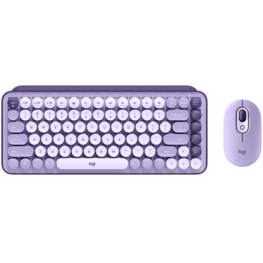 Tastaturi - LOGITECH POP ICON COMBO - LILAC - US INTL - BT  - INTNL-973 Cod Produs: 920-013078