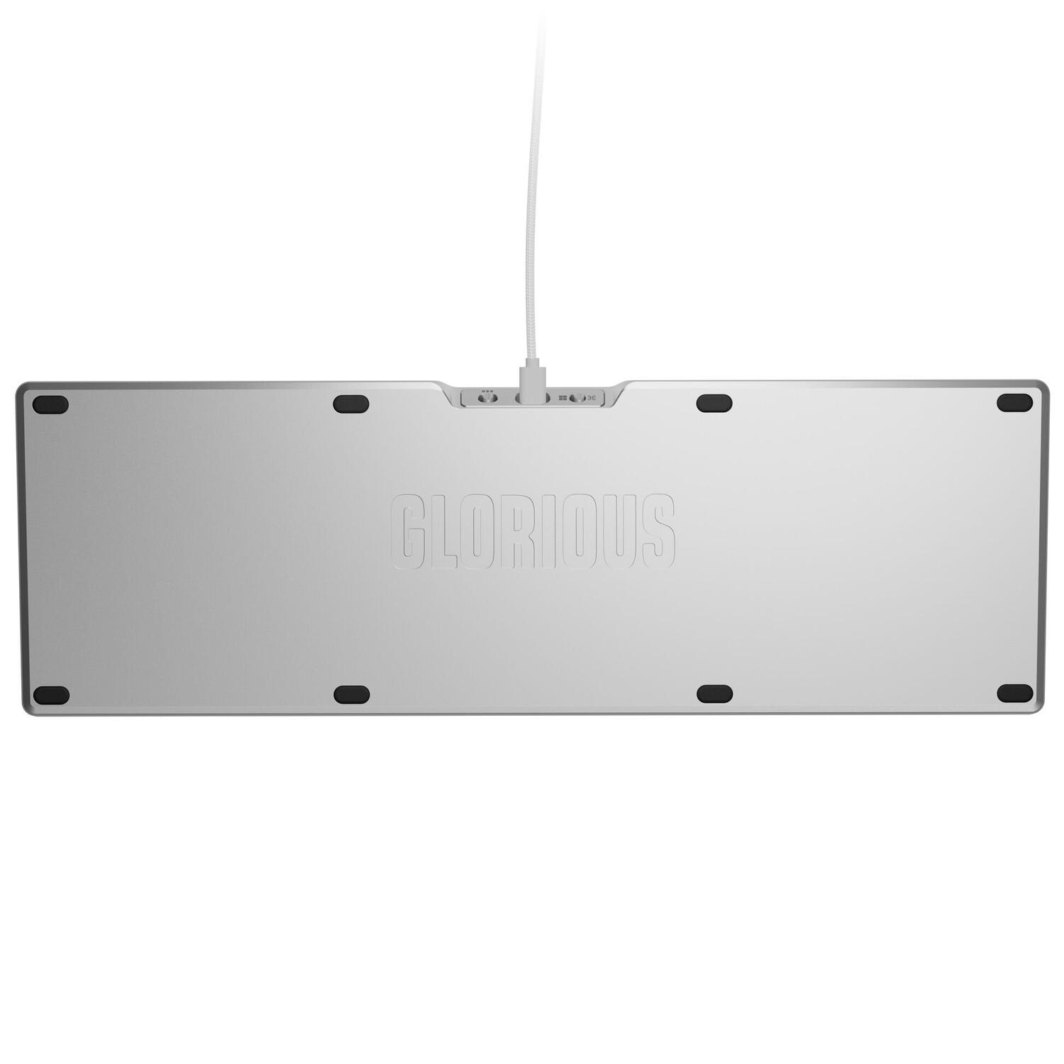 Glorious Tastatura mecanica GMMK 3 PRO 100% Prebuilt, USB-C, Fox Switches, US layout, 104 taste, Gri Cod Produs: GLO-KB-GMMK3-PRO-100-PB-FOX-W-SIL-US [5]