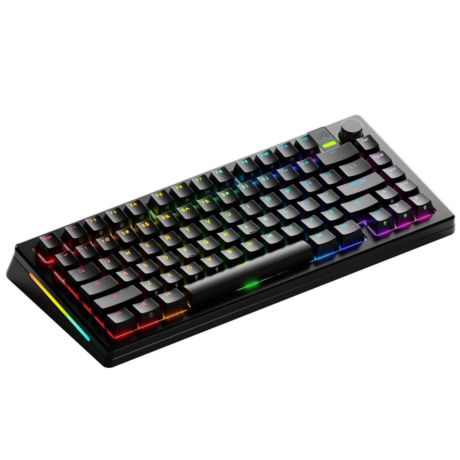 Glorious Tastatura mecanica GMMK 3 PRO 75% Prebuilt Wireless , USB-C, Fox Switches, US layout, 81 taste, Negru Cod Produs: GLO-KB-GMMK3-PRO-75-PB-FOX-WL-BLK-US [1]