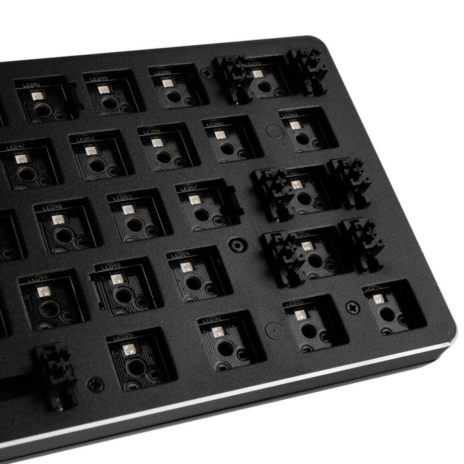 Glorious Barebone GMMK Compact, ANSI Layout, USB-C, RGB, Negru Cod Produs: GMMK-COMPACT-RGB [6]