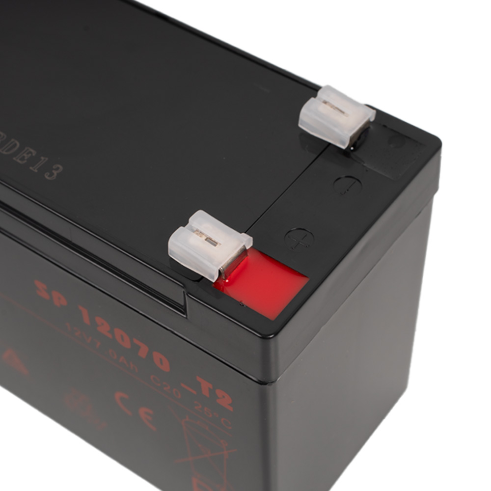 ACUMULATOR UPS SPACER 12V /  7Ah, dimensiuni: 151x66x96mm, inaltime+terminal: 102mm, terminal F2(T2), Cod Produs: SP-BAT-12V7AH [2]