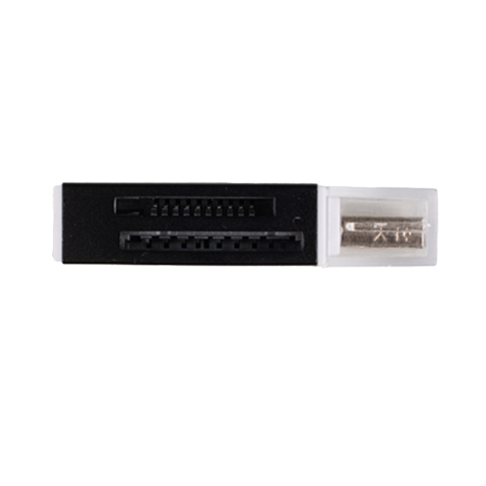CARD READER extern SPACER, interfata USB 2.0, citeste/scrie: SD, microSD, MS, M2; aluminiu, black, Cod Produs: SPCR-658 [2]
