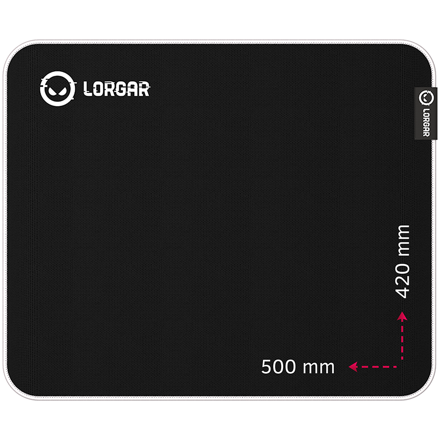 Mouse PAD - Lorgar Legacer 755, Gaming mouse pad, Ultra-gliding surface, Purple anti-slip rubber base, size: 500mm x 420mm x 3mm, weight 0.45kg Cod Produs: LRG-CMP755