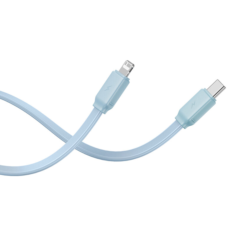 POWER BANK Baseus Qpow2 Digital Display, 20000mAh, 22.5W, 2 x USB Type-C output/input, 1 x Lightning, 1 x USB, include cablu USB Type-C la USB Type-C 30cm, albastru, Cod Produs: P10055002313-00 [2]