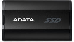 SSD-uri externe si accesorii - SSD EXTERN ADATA, SD810, USB Type-C, 500 GB, scriere 2000 MB/s / citire2000 MB/s, waterproof, plastic Cod Produs: SD810-500G-CBK