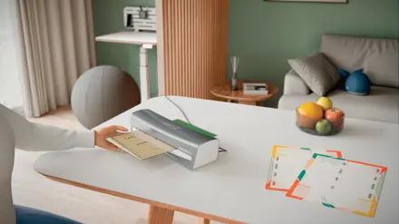 Laminator Leitz iLAM A4 Home Office, gri, Cod Produs: 73680089 [1]