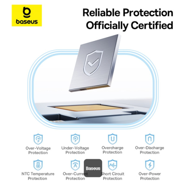 POWER BANK Baseus PicoGo, display, capacitate 10000mAh, 45W, cablu integrat USB Type-C, 1 x USB Type-C, 1 x USB, total 5V/3A, negru, Cod Produs: P10076803123-00 [6]