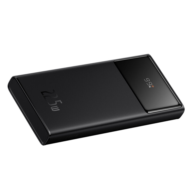 POWER BANK Baseus Star-Lord Digital, display, capacitate 10000mAh, 22.5W, 2 x USB; 1 x USB Type-C, total 5V/3A, negru, Cod Produs: PPXJ100001 [1]