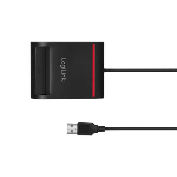 CITITOR DE CARDURI LOGILINK, pentru smart ID, USB 2.0, 0.9m, negru, Cod Produs: CR0047 [2]