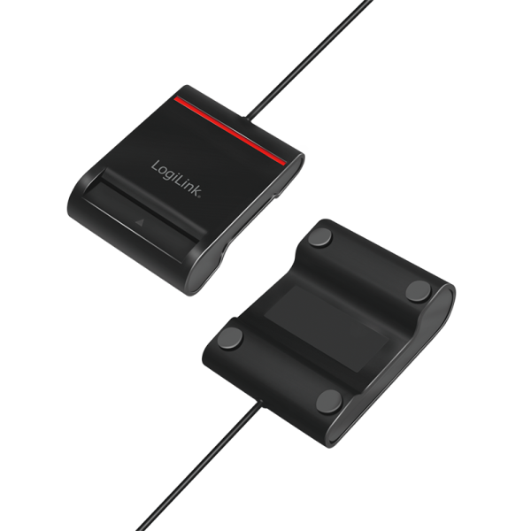 CITITOR DE CARDURI LOGILINK, pentru smart ID, USB 2.0, 0.9m, negru, Cod Produs: CR0047 [1]