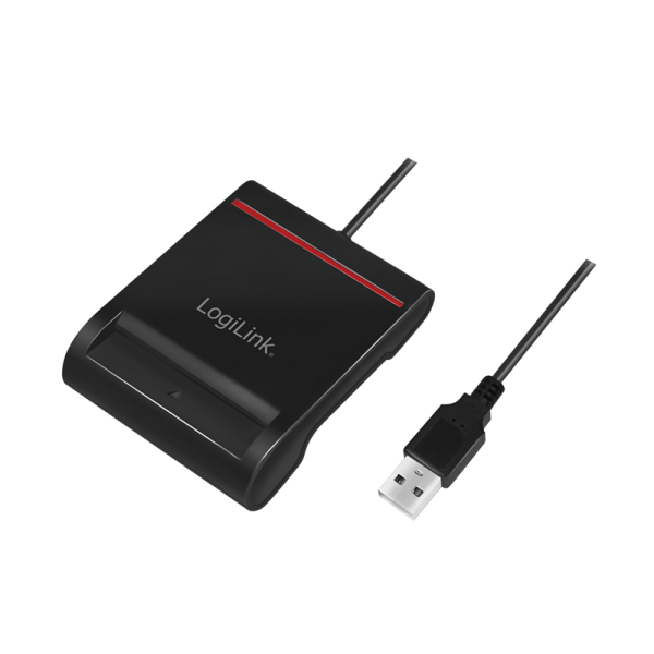 CITITOR DE CARDURI LOGILINK, pentru smart ID, USB 2.0, 0.9m, negru, Cod Produs: CR0047 [4]