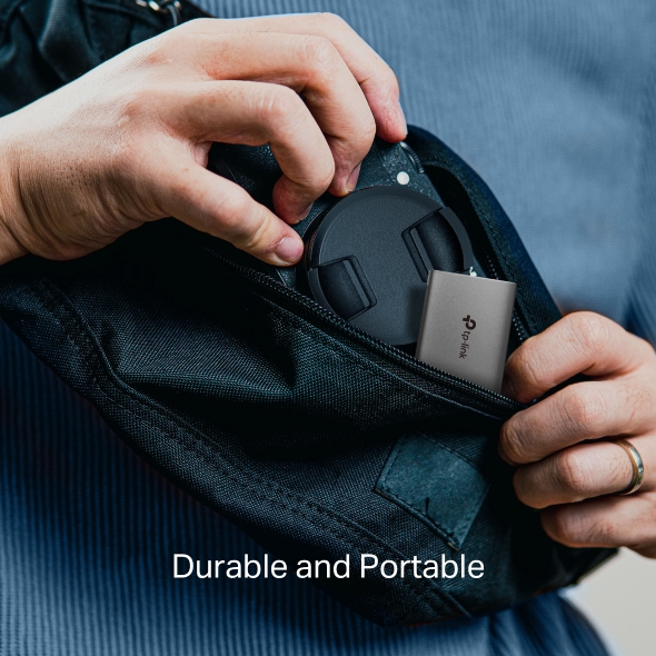 CARD READER extern TP-Link, interfata USB Type-C, citeste/scrie: SD si microSD,  suporta carduri maxim 1 TB, lungime cablu 15 cm, metalic, gri Cod Produs: UA440C [5]