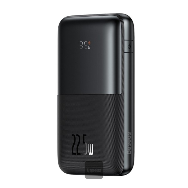 Power bank - POWER BANK Baseus Bipow Pro, 20000mAh, PD 22.5W, 2 x USB; 1 x USB Type-C, digital display pt. status baterie, include cablu USB la USB Type-C de 30 cm, negru Cod Produs: PPBD040301