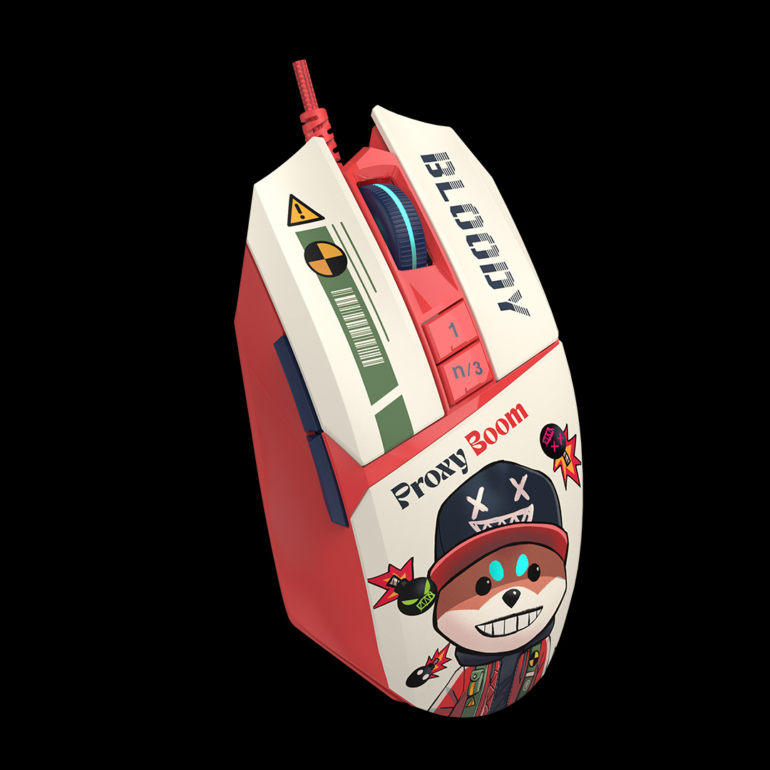 Mouse A4Tech, gaming, Bloody RGB Animation Backlit  USB Proxy Boom, Cod Produs: W63Max Proxy Boom [1]