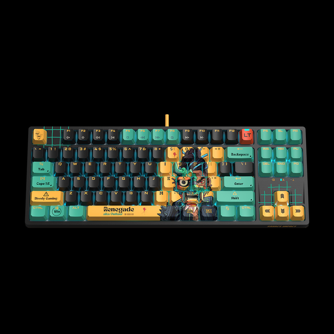 Tastaturi - Tastatura gaming Bloody Cod Produs: AT87 Renegad