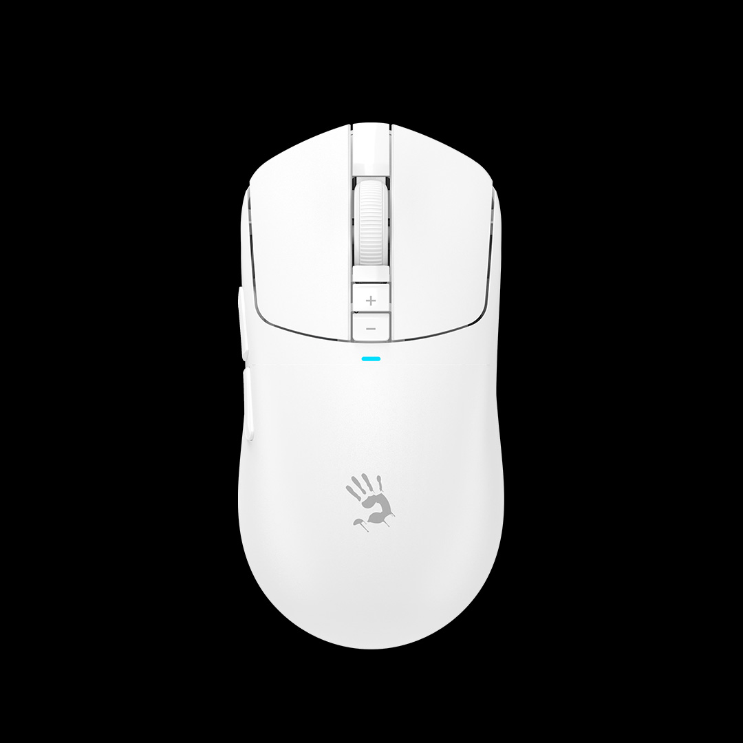 Electronice - Mouse A4Tech, gaming, BLOODY WAVELINK FULL SPEED, DUAL MODE WIRELESS USB WHITE TYPE-C , Cod Produs: R72Ultra White