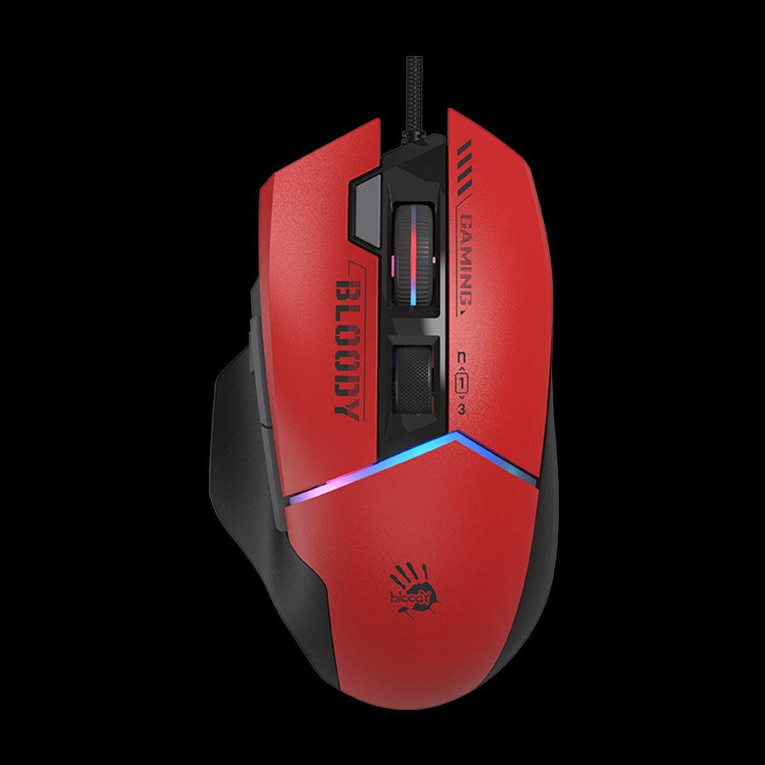 Electronice - Mouse A4Tech, gaming, Bloody Extra Fire RGB, USB Sports Red, Cod Produs: W95Ultra Sports Red