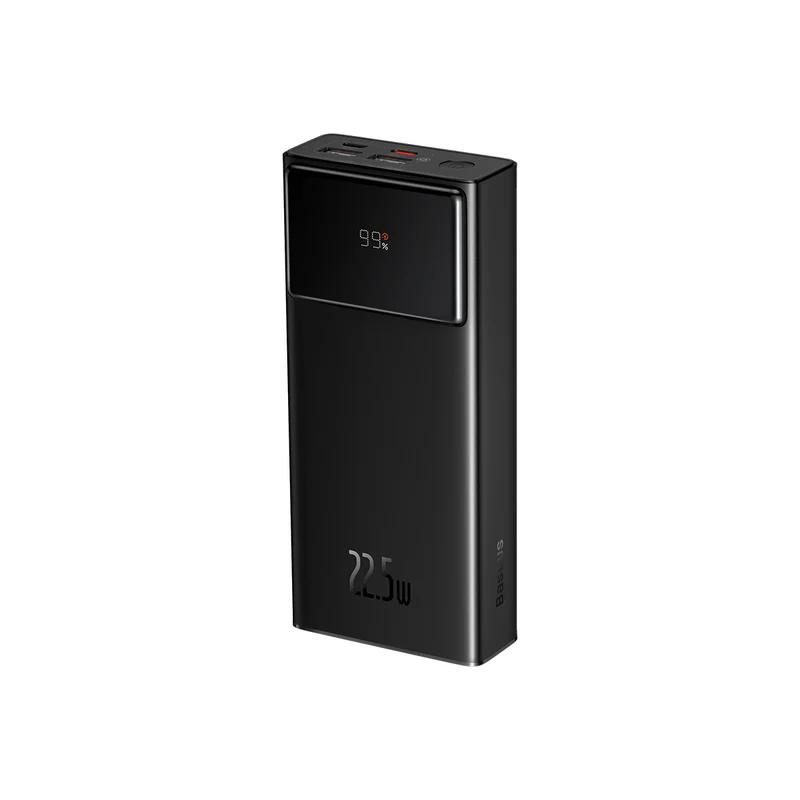 POWER BANK Baseus Star-Lord Digital Display, 30000mAh, 22.5W, 2 x USB; 1 x USB Type-C, digital display pt. status baterie, total 3A, negru Cod Produs: PPXJ080101 [4]