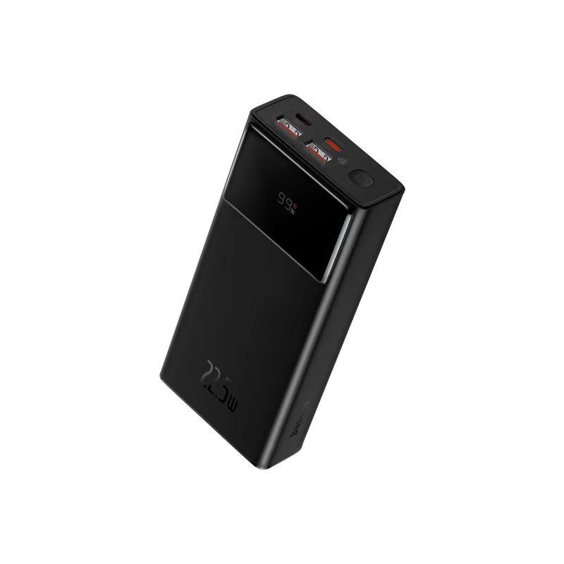 POWER BANK Baseus Star-Lord Digital Display, 30000mAh, 22.5W, 2 x USB; 1 x USB Type-C, digital display pt. status baterie, total 3A, negru Cod Produs: PPXJ080101 [3]